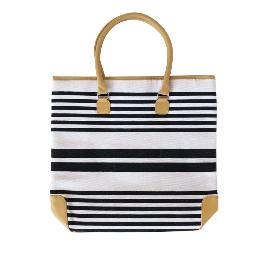 barr + barr Handmade Striped Tote Bag